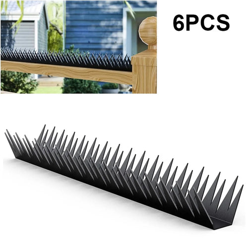 6Pcs 40cm Anti-Climb Fence Spikes Metal Fence Wall Spikes Rustproof Anti-Theft for Outdoor Garden Home Security - 1