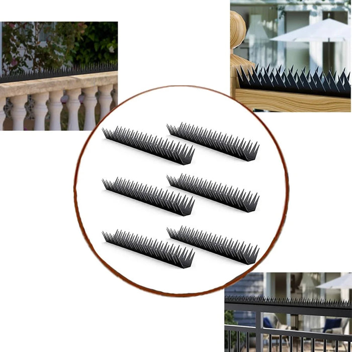 6Pcs 40cm Anti-Climb Fence Spikes Metal Fence Wall Spikes Rustproof Anti-Theft for Outdoor Garden Home Security - 3