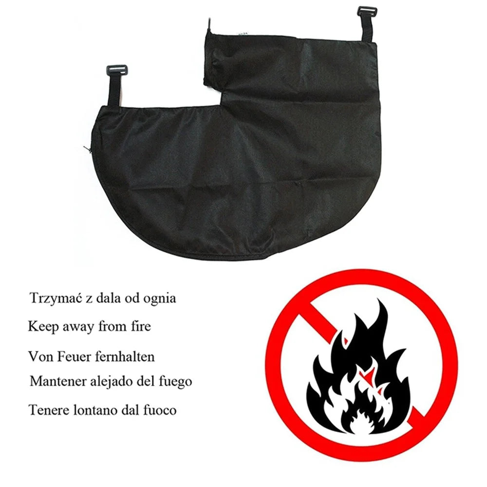 Leaf Blower Vacuum Bag Adjustable Replacement Collection Bag with Zipper Tear-Resistant - 3