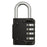 840 Zinc Alloy 4-Digit Combination Padlock Waterproof Rustproof Anti-Theft Lock for Home Dormitory Warehouse - Black - 1