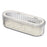 Makeup Brush Organizer Storage Box with Draining Tray  /  Dustproof Cosmetic Tool Holder for Brushes Sponges Eyebrow Pencils - 1