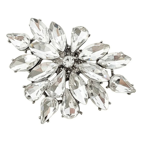 Metal Shoe Clip Removable Crystal Rhinestone Decorative Buckle for High Heel Wedding Shoes Bridal Accessory - 1