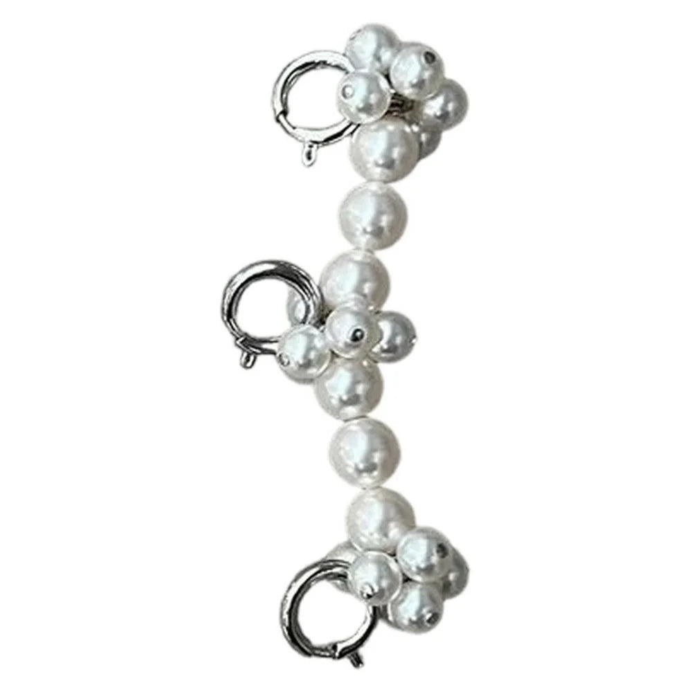 Pearl Flower Shoe Charms DIY Sneaker Shoelace Decoration for Sports Shoes Accessories - 1