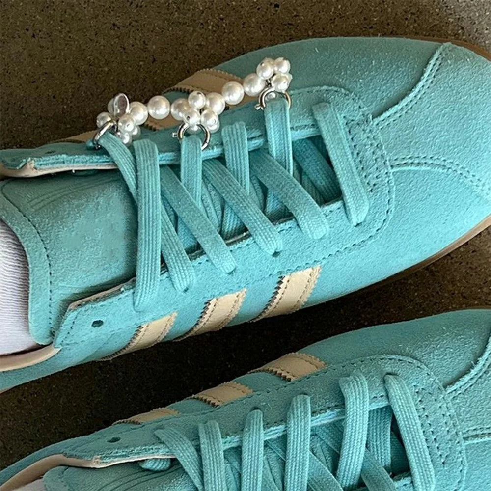 Pearl Flower Shoe Charms DIY Sneaker Shoelace Decoration for Sports Shoes Accessories - 5