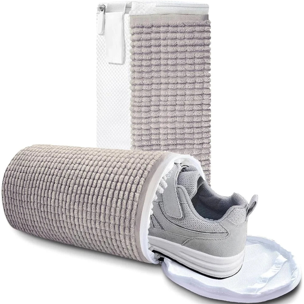 Lazy Shoe Wash Bag for Washing Machine Sneaker, Sports Shoes Cleaner Protective Pouch Anti Deformation - 7