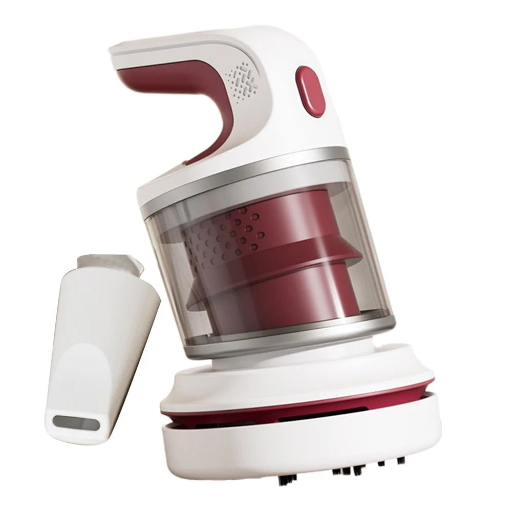 Mini Desktop Multifunctional Vacuum Cleaner USB Rechargeable Portable Cleaner with Strong Suction for Office Home - Red - 1