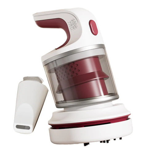 Mini Desktop Multifunctional Vacuum Cleaner USB Rechargeable Portable Cleaner with Strong Suction for Office Home - Red - 1