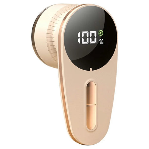 Electric Hair Ball Trimmer 6 Blades Digital Display Lint Remover Household Clothes Shaver - Khaki - 1