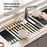 35 x 34.5cm Over Sink Dish Drying Rack Foldable Drainer Shelf Space Aluminum Roll Up Mat Kitchen Organizer - Grey - 4