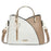Crossbody Bag for Women Handbag Shoulder Tote Versatile Large Capacity Ladies Purse - White / Khaki - 1
