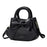 Handbag Tote with Bow Decoration, Portable Shoulder Crossbody Bag for Women - Black - 1