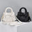 Handbag Tote with Bow Decoration, Portable Shoulder Crossbody Bag for Women - Black - 4