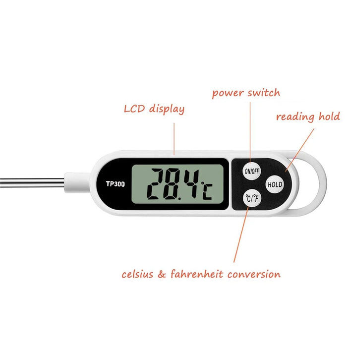 TP300 Digital Food Thermometer Cooking Probe for BBQ  /  Baking  /  Water  /  Oil  /  Milk - 3