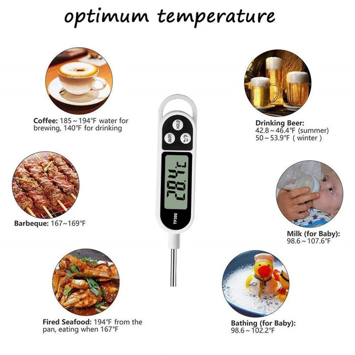 TP300 Digital Food Thermometer Cooking Probe for BBQ  /  Baking  /  Water  /  Oil  /  Milk - 6