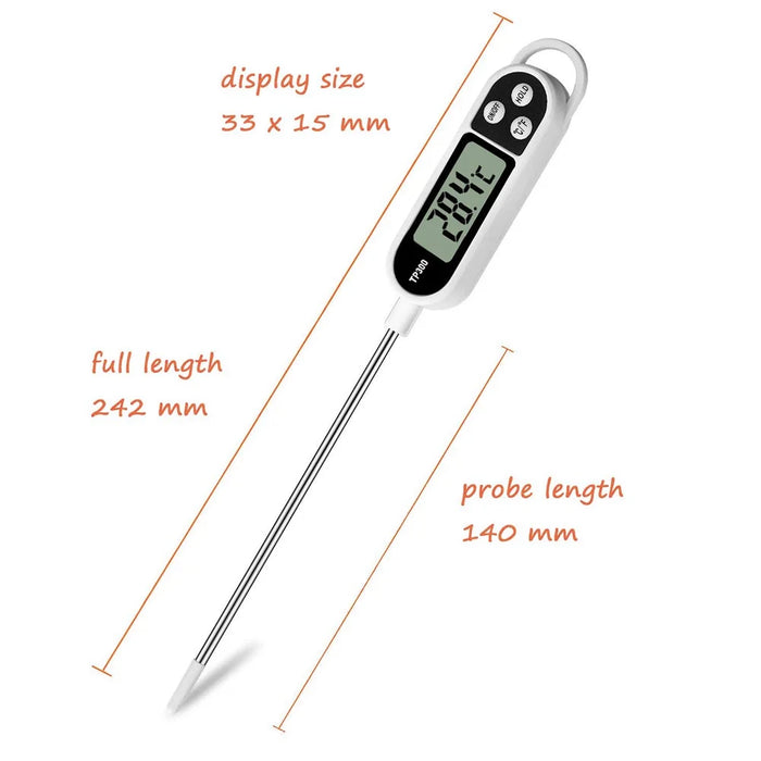 TP300 Digital Food Thermometer Cooking Probe for BBQ  /  Baking  /  Water  /  Oil  /  Milk - 7