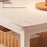 120 x 40cm Single Layer Narrow Desk Home Office Table Compact Workstation for Bedroom / Study - White - 2