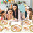 52Pcs Horse Theme Birthday Party Decorations Tableware Set with 16 Paper Plates, 16 Cups, 20 Napkins, for Celebration (No FDA) - 2