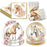 50Pcs Horse Theme Birthday Party Tableware Set with Paper Plates, Cups, Napkins for Holiday Celebration (No FDA) - 1