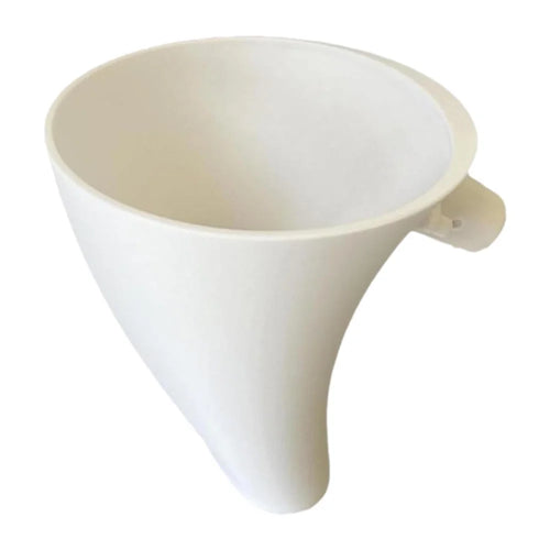 For KitchenAid Mixer 5QT Food Grade Plastic Flour Funnel Tilt Head Stand Mixer Attachment (BPA Free, No FDA) - White - 1