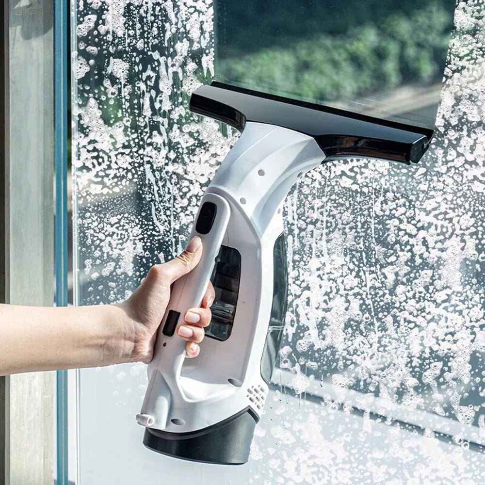 Cordless Rechargeable Window Vacuum Cleaner Window Squeegee for Windows, Tiles, Mirrors, 150ml Water Tank - EU Plug - 5