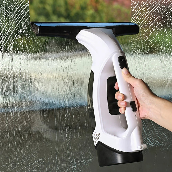Handheld Electric Window Cleaner with Extendable Pole / Spray Bottle, Portable Vacuum Squeegee for Home Glass Cleaning - EU Plug - 4
