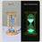 Time Hourglass 10 Minutes Sand Timer Luminous Design Engraved Wooden Base Desktop Decoration - Blue - 2