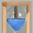 Time Hourglass 10 Minutes Sand Timer Luminous Design Engraved Wooden Base Desktop Decoration - Blue - 5