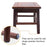 20Pcs / Set 19mm Diameter Home Sofa Chair Leg Pads Floor Protectors Nail-on Sliders Round Furniture Easy Movers - 3