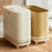 OUK 28 x 15 x 31cm Raised Feet Design Slim Bathroom Trash Can with Lid, Space-Saving Narrow Gap Sealed Toilet Waste Bin - White - 4