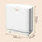 OUK 28 x 15 x 31cm Raised Feet Design Slim Bathroom Trash Can with Lid, Space-Saving Narrow Gap Sealed Toilet Waste Bin - White - 5
