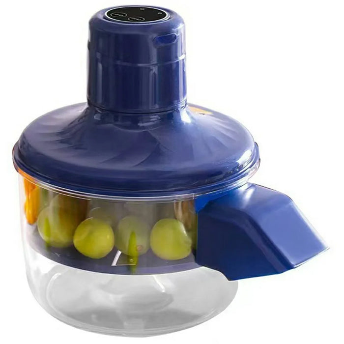 Smart Fruit and Vegetable Peeler Multi-Function Automatic Peeling Machine For Home  /  Commercial Use (No FDA, BPA Free) - Dark Blue - 1