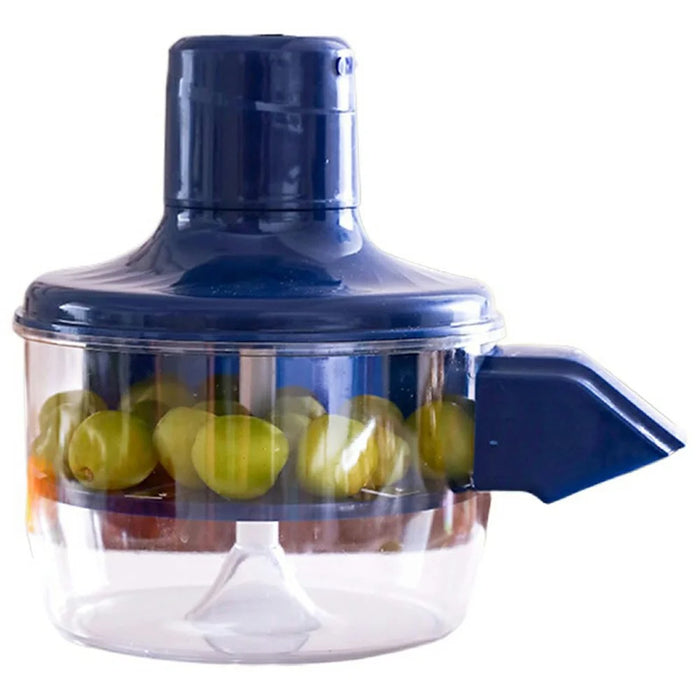 Smart Fruit and Vegetable Peeler Multi-Function Automatic Peeling Machine For Home  /  Commercial Use (No FDA, BPA Free) - Dark Blue - 2