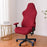 Gaming Chair Cover Set Anti Dust Milk Silk Stretchable Seat Cover Kit  - Red - 1