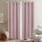 3Pcs 132 x 210cm Curtains Set Blackout Curtains Drapes for Living Room Bedroom - 2Pcs Pink + 1Pc White - 4