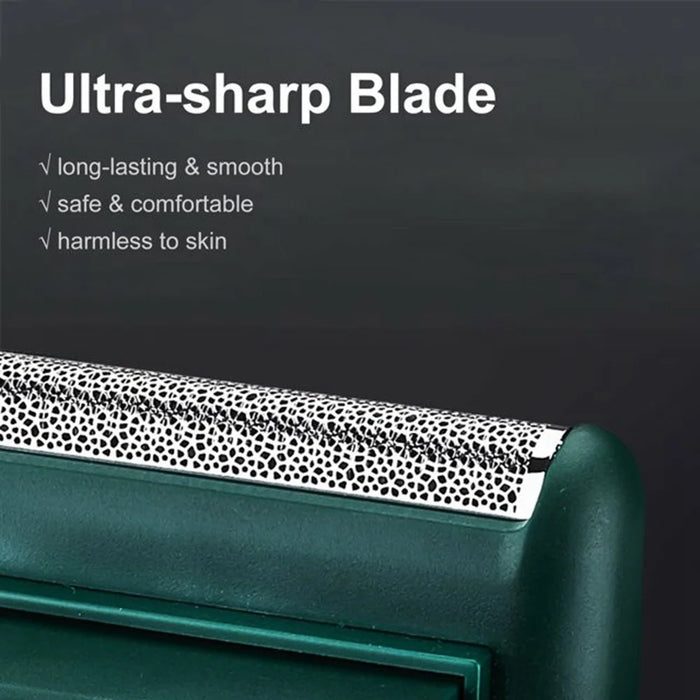 VGR V-390 Portable Electric Shaver for Men Waterproof USB Rechargeable Mini Razor - Green - 4
