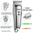 VGR V-071 Professional Hair Clipper Dual Speed Low Noise USB Rechargeable T-Blade Hair Trimmer - 5
