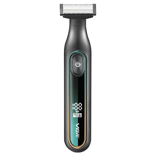 VGR V-360 Electric Shaver IPX6 Waterproof USB Rechargeable Razor with LED Display for Men - Green - 2