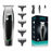 VGR V-030 Professional Hair Clipper USB Rechargeable Electric Hair Trimmer with 1  /  2  /  3  /  4  /  5mm Guide Combs - Black - 1
