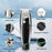 VGR V-030 Professional Hair Clipper USB Rechargeable Electric Hair Trimmer with 1  /  2  /  3  /  4  /  5mm Guide Combs - Black - 3