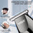 VGR V-030 Professional Hair Clipper USB Rechargeable Electric Hair Trimmer with 1  /  2  /  3  /  4  /  5mm Guide Combs - Black - 4