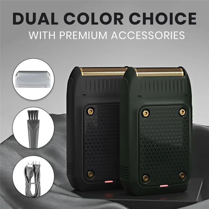 VGR V-353 Mini Electric Shaver for Men USB Rechargeable Portable Reciprocating Razor for Home Travel - Black - 4