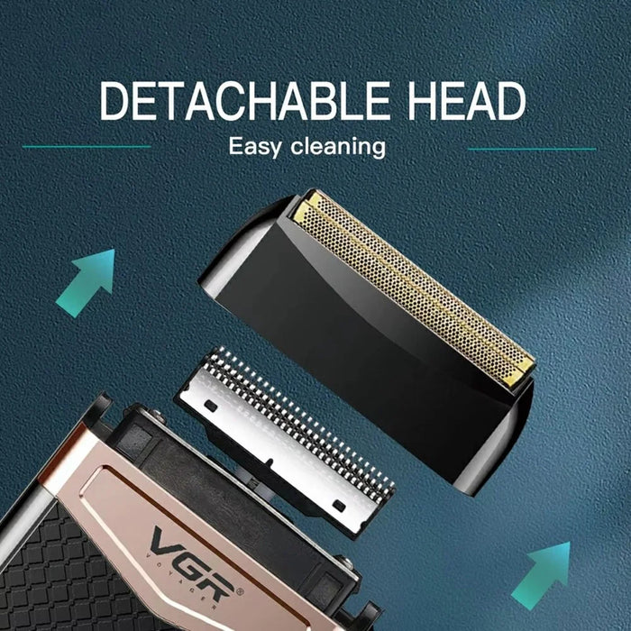 VGR V-331 Portable Electric Shaver Floating Head USB Rechargeable Pocket Razor for Men - 4