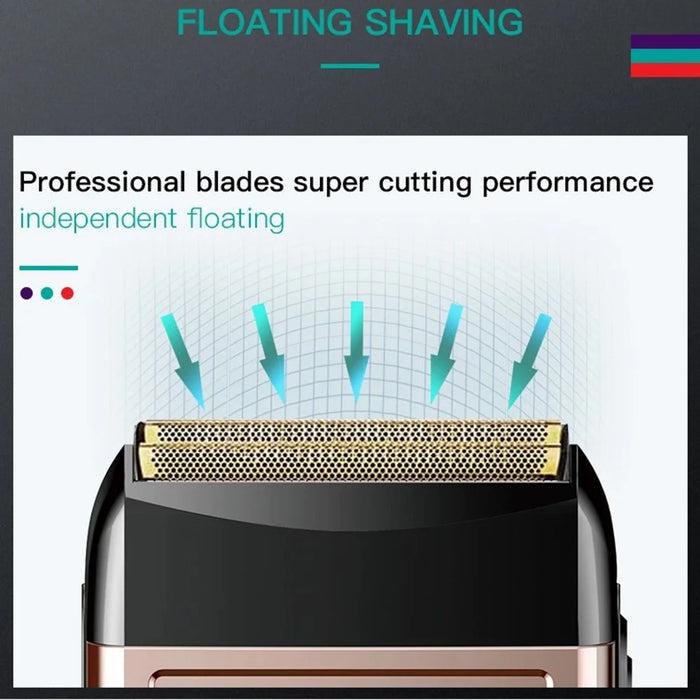 VGR V-331 Portable Electric Shaver Floating Head USB Rechargeable Pocket Razor for Men - 5