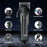 VGR V-282 Professional Hair Clipper USB Rechargeable Cordless Electric Hair Trimmer with Digital Display - Black - 2