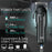 VGR V-282 Professional Hair Clipper USB Rechargeable Cordless Electric Hair Trimmer with Digital Display - Black - 6