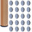 20Pcs / Set 40mm Diameter Round Home Furniture Sliders Floor Protector Pads Nails Chair Sofa Leg Nail-on Sliders - 1