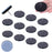 20Pcs / Set 40mm Diameter Round Home Furniture Sliders Floor Protector Pads Nails Chair Sofa Leg Nail-on Sliders - 2