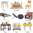 20Pcs / Set 40mm Diameter Round Home Furniture Sliders Floor Protector Pads Nails Chair Sofa Leg Nail-on Sliders - 4
