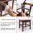 20Pcs / Set 40mm Diameter Round Home Furniture Sliders Floor Protector Pads Nails Chair Sofa Leg Nail-on Sliders - 5