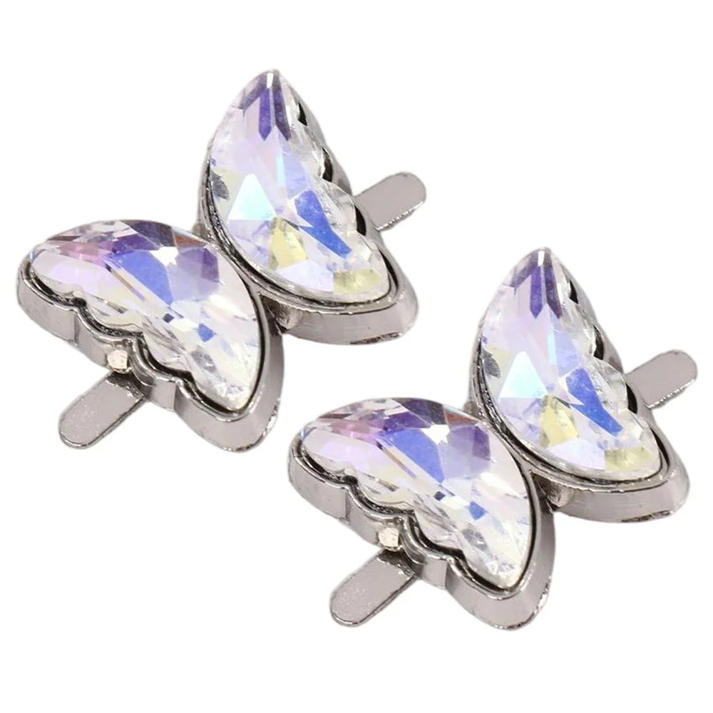 2Pcs Zinc Alloy Shoes Pin Buckle Open Needle Buckle Shoe Decorative Hardware Accessories for DIY Handmade Shoes - 1